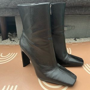 Black Zara boots